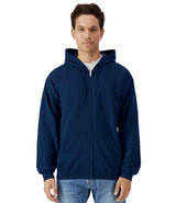 Gildan SoftStyle® Midweight Full Zip Hooded Sweatshirt | Navy thumbnail 1