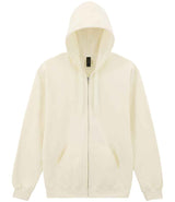 Gildan SoftStyle® Midweight Full Zip Hooded Sweatshirt | Off White thumbnail 4