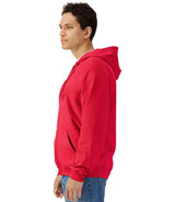 Gildan SoftStyle® Midweight Full Zip Hooded Sweatshirt | Red thumbnail 3