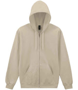 Gildan SoftStyle® Midweight Full Zip Hooded Sweatshirt | Sand thumbnail 4