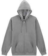 Gildan SoftStyle® Midweight Full Zip Hooded Sweatshirt | Sport Grey thumbnail 4