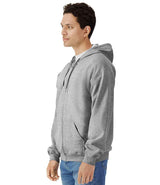 Gildan SoftStyle® Midweight Full Zip Hooded Sweatshirt | Sport Grey thumbnail 3
