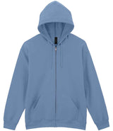 Gildan SoftStyle® Midweight Full Zip Hooded Sweatshirt | Stone Blue thumbnail 4
