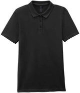 Gildan Ladies SoftStyle® Double Piqué Polo Shirt | Black thumbnail 4