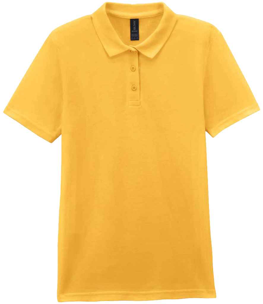 Gildan Ladies SoftStyle® Double Piqué Polo Shirt | Daisy