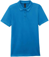 Gildan Ladies SoftStyle® Double Piqué Polo Shirt | Sapphire Blue thumbnail 1