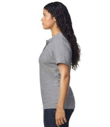 Gildan Ladies SoftStyle® Double Piqué Polo Shirt | Sport Grey thumbnail 3