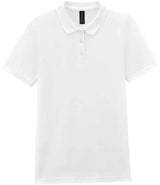 Gildan Ladies SoftStyle® Double Piqué Polo Shirt | White thumbnail 4