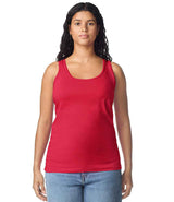 Gildan Ladies SoftStyle® Tank Top | Cherry Red thumbnail 1