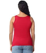 Gildan Ladies SoftStyle® Tank Top | Cherry Red thumbnail 2