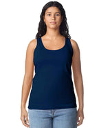 Gildan Ladies SoftStyle® Tank Top | Navy thumbnail 1