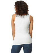 Gildan Ladies SoftStyle® Tank Top | White thumbnail 2