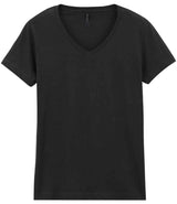 Gildan Ladies SoftStyle® V Neck T-Shirt | Black thumbnail 4