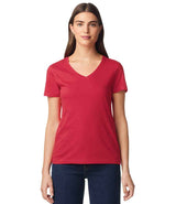 Gildan Ladies SoftStyle® V Neck T-Shirt | Cherry Red thumbnail 1