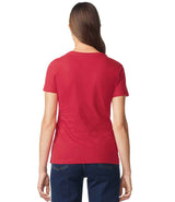 Gildan Ladies SoftStyle® V Neck T-Shirt | Cherry Red thumbnail 2