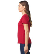 Gildan Ladies SoftStyle® V Neck T-Shirt | Cherry Red thumbnail 3