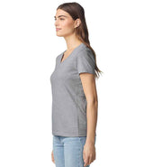 Gildan Ladies SoftStyle® V Neck T-Shirt | Sport Grey thumbnail 3