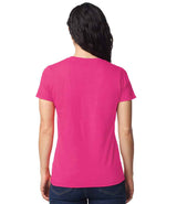 Gildan Ladies SoftStyle® Midweight T-Shirt | Heliconia thumbnail 2