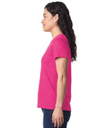 Gildan Ladies SoftStyle® Midweight T-Shirt | Heliconia thumbnail 3