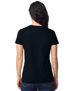Gildan Ladies SoftStyle® Midweight T-Shirt | Pitch Black thumbnail 2