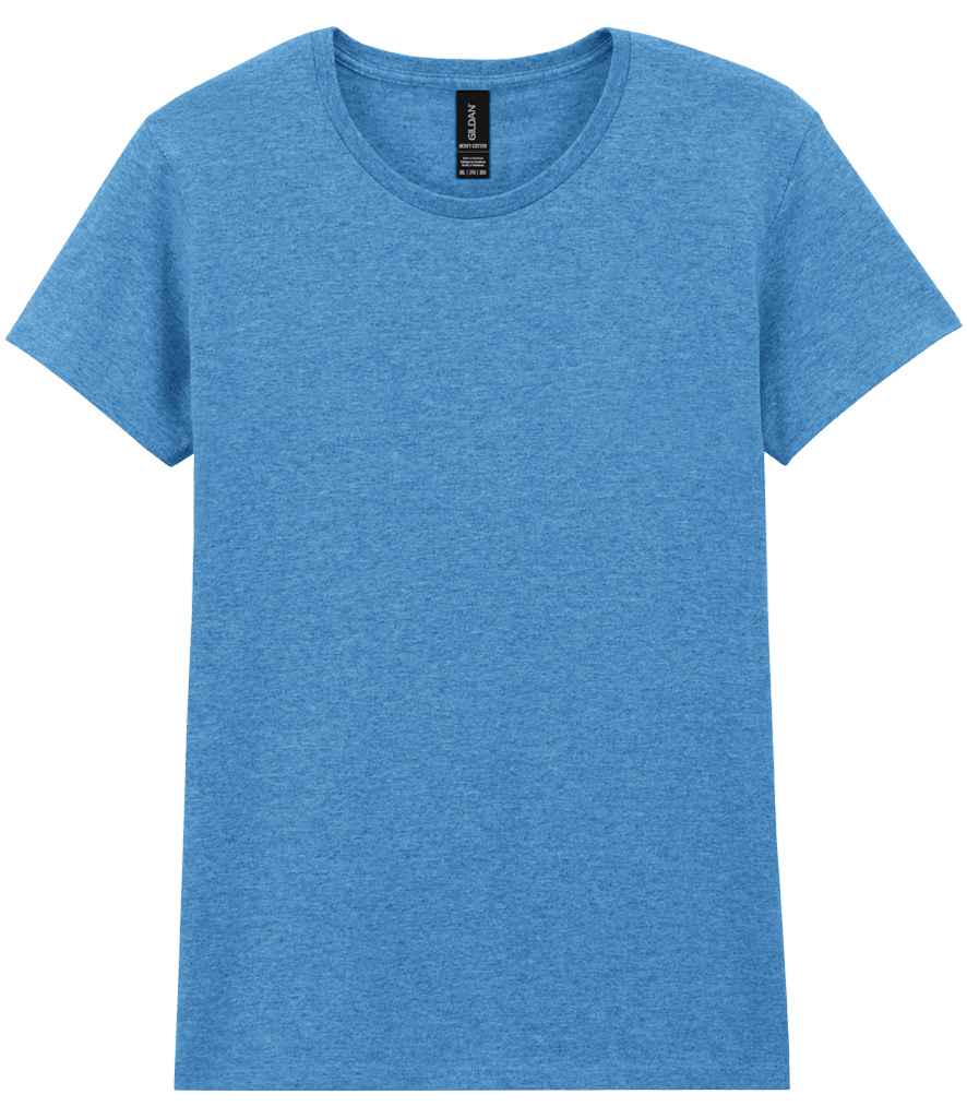 Gildan Ladies Heavy Cotton™ T-Shirt | Heather Sapphire