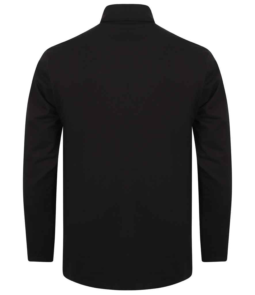 Henbury Long Sleeve Roll Neck Top