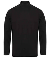 Henbury Long Sleeve Roll Neck Top | Navy thumbnail 2