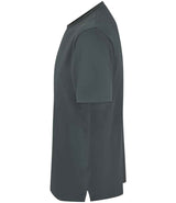 Henbury Unisex Coolplus® Wicking Piqué T-Shirt | Charcoal thumbnail 4