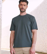 Henbury Unisex Coolplus® Wicking Piqué T-Shirt | Charcoal thumbnail 1