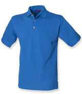 Henbury Classic Heavy Cotton Piqué Polo Shirt | Royal Blue thumbnail 1