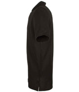 Henbury Modern Fit Cotton Piqué Polo Shirt | Black thumbnail 3