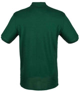 Henbury Modern Fit Cotton Piqué Polo Shirt | Bottle Green thumbnail 2