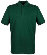 Henbury Modern Fit Cotton Piqué Polo Shirt | Bottle Green thumbnail 1