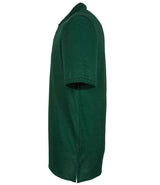 Henbury Modern Fit Cotton Piqué Polo Shirt | Bottle Green thumbnail 3