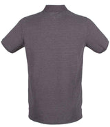 Henbury Modern Fit Cotton Piqué Polo Shirt | Charcoal thumbnail 2