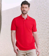 Henbury Modern Fit Cotton Piqué Polo Shirt | Classic Red thumbnail 1
