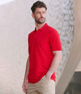 Henbury Modern Fit Cotton Piqué Polo Shirt | Classic Red thumbnail 2
