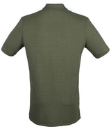 Henbury Modern Fit Cotton Piqué Polo Shirt | Olive Green thumbnail 2