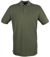 Henbury Modern Fit Cotton Piqué Polo Shirt | Olive Green thumbnail 1