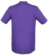 Henbury Modern Fit Cotton Piqué Polo Shirt | Purple thumbnail 2