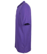 Henbury Modern Fit Cotton Piqué Polo Shirt | Purple thumbnail 3