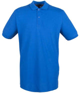 Henbury Modern Fit Cotton Piqué Polo Shirt | Royal Blue thumbnail 1