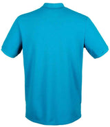 Henbury Modern Fit Cotton Piqué Polo Shirt | Sapphire Blue thumbnail 2