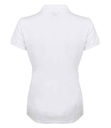 Henbury Ladies Modern Fit Cotton Piqué Polo Shirt | White thumbnail 2