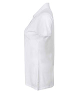 Henbury Ladies Modern Fit Cotton Piqué Polo Shirt | White thumbnail 3