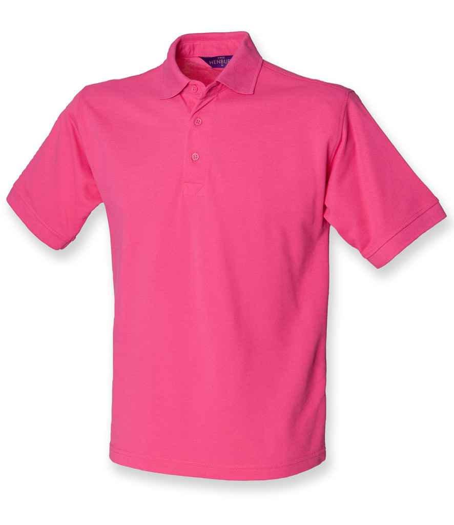 Henbury Heavy Poly/Cotton Piqué Polo Shirt | Fuchsia