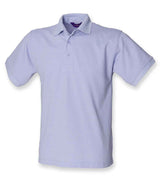 Henbury Heavy Poly/Cotton Piqué Polo Shirt | Lavender thumbnail 1