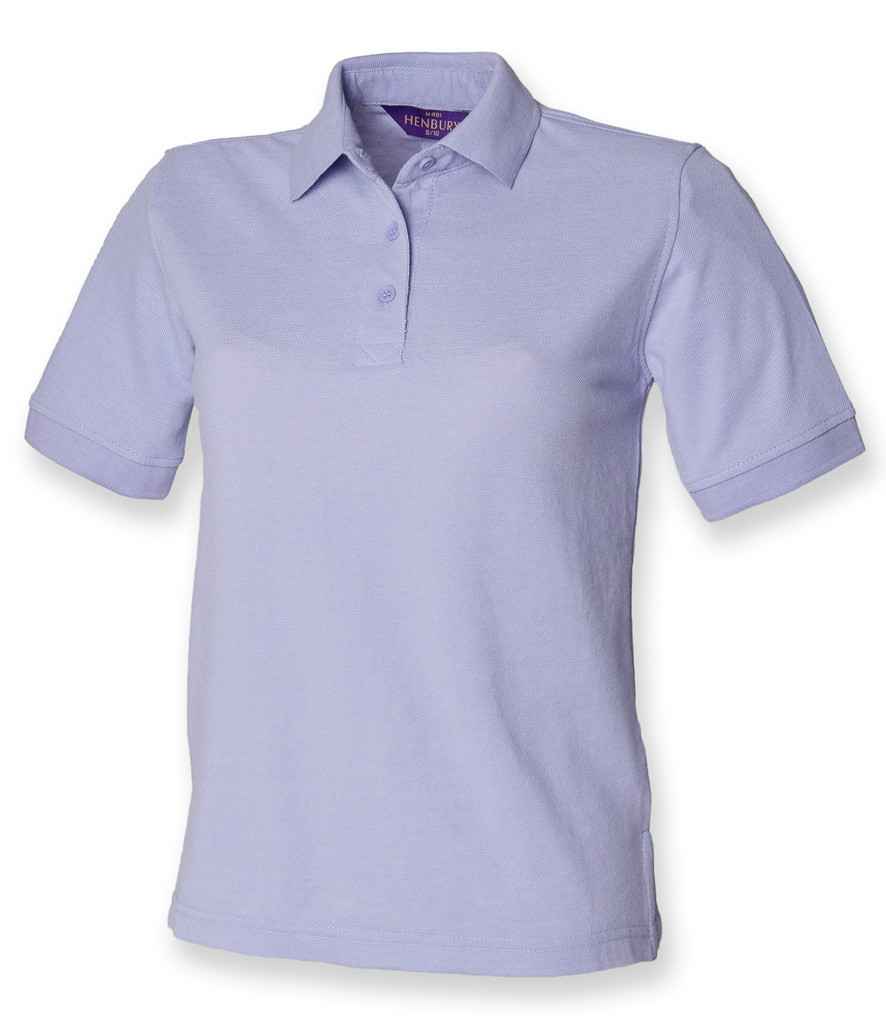 Henbury Ladies Poly/Cotton Piqué Polo Shirt | Lavender