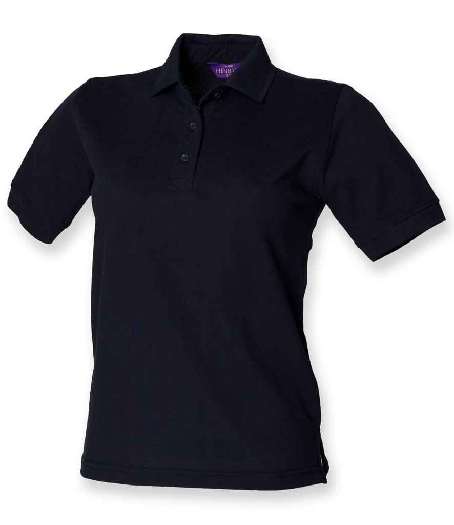 Henbury Ladies Poly/Cotton Piqué Polo Shirt | Navy
