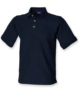 Henbury Ultimate Poly/Cotton Piqué Polo Shirt | Navy thumbnail 2